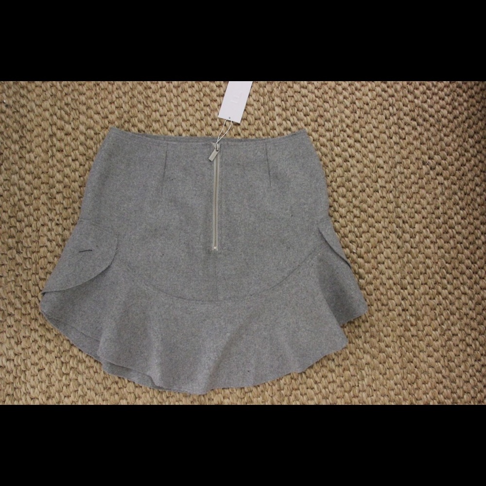 Finders grey wool skirt medium